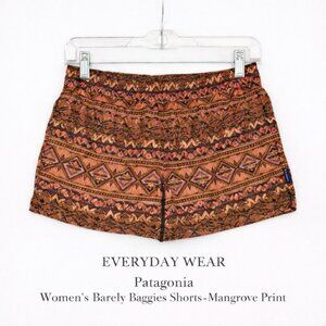 NWT Patagonia Barely Baggies Shorts Mangrove Print Women’s Small